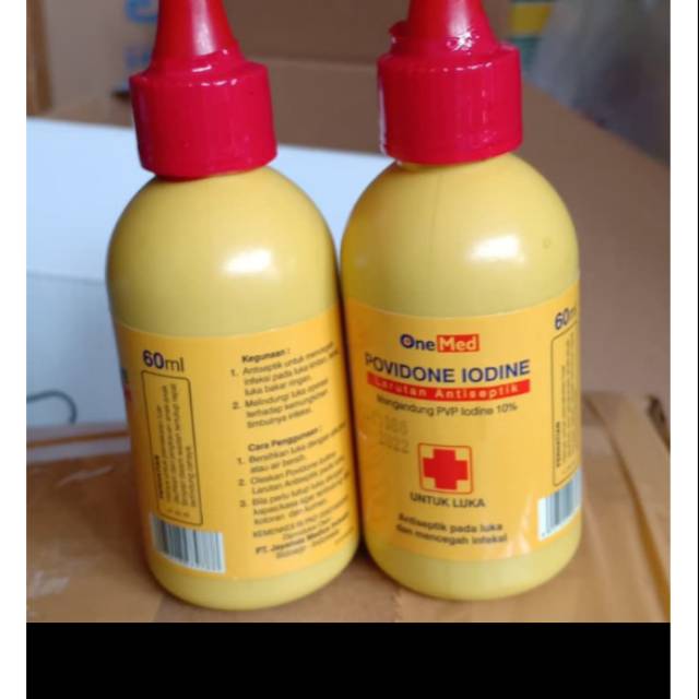 Povidone 60ml Povidone 30ml Povidone Iodine Obat merah seperti Betadine