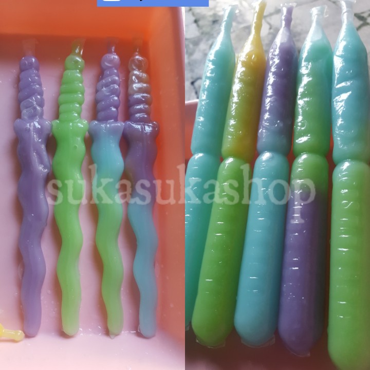 PLASTIK ES BENTUK KIKO ATAU KERIS ISI 50PC