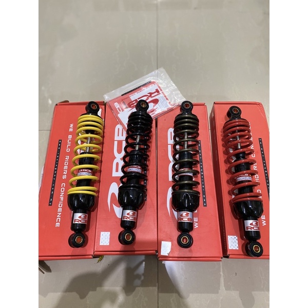 shock skok rcb non tabung skok belakang rcb non tabung 32 hitam titanium merah kuning
