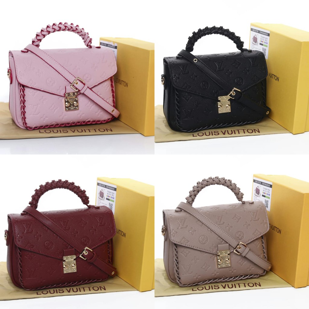 GROSIR TAS MURAH  Tas LV Pochette Metis Empreinte Braided Seprem Box M43942