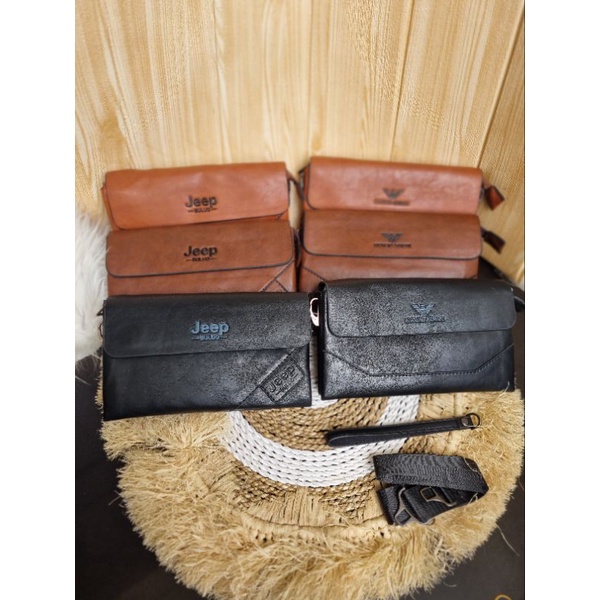HandBag Pria 2 Tali Import Semi Premiun