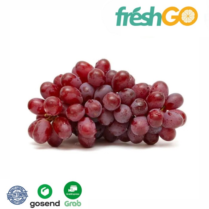 

Anggur merah Redglobe import Australia 1 kg FreshGo.id