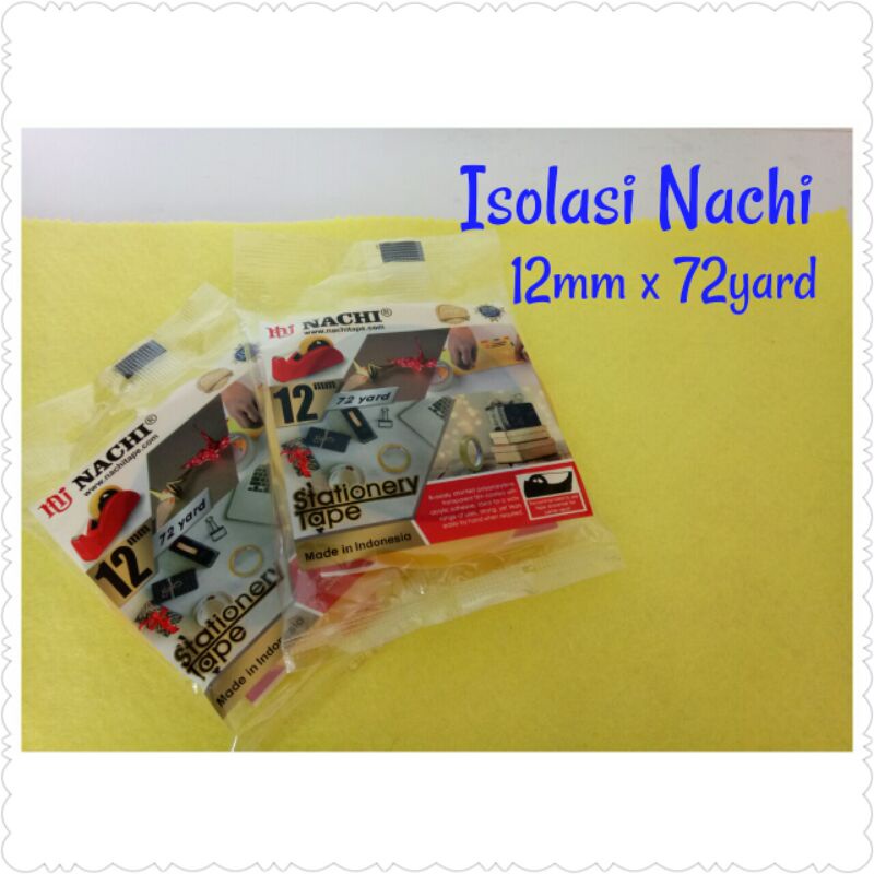 

ISOLASI NACHI 12mm x 72yard [ Per Rol ]