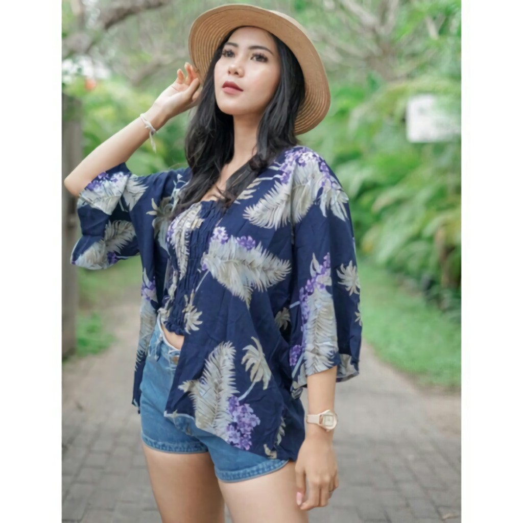 Promo Set Cardigan Set Baju Pantai Wanita Pilih Motif Shopee Indonesia