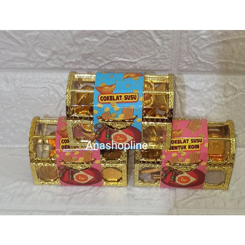 

Coklat Koin Dalam kotak Peti / imlek / candy