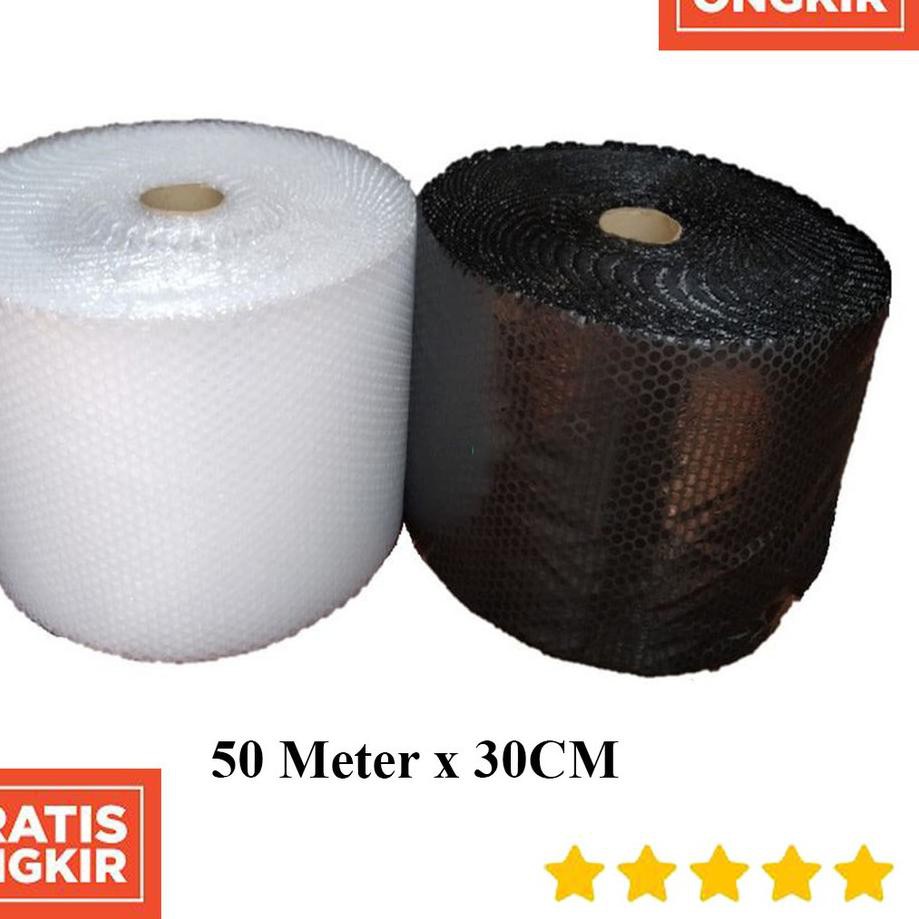 

[Baru.datang]⭐ bubble wrap 50M x 30cm bubble wrap bening plastik bubble wrap bubble wrap hitam bubbl