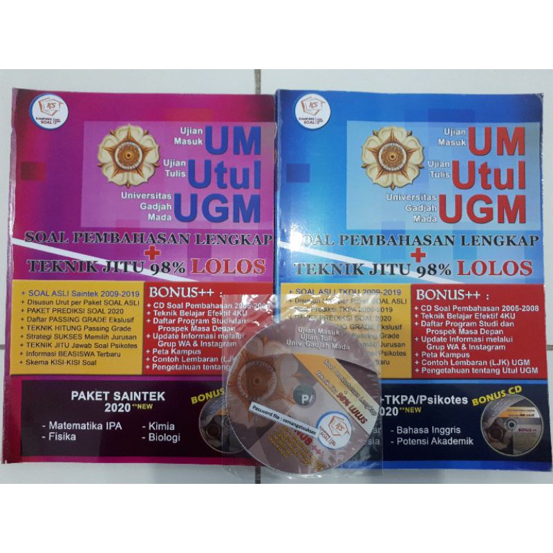 Buku Kampung Soal UTUL UGM SAINTEK + TPS
