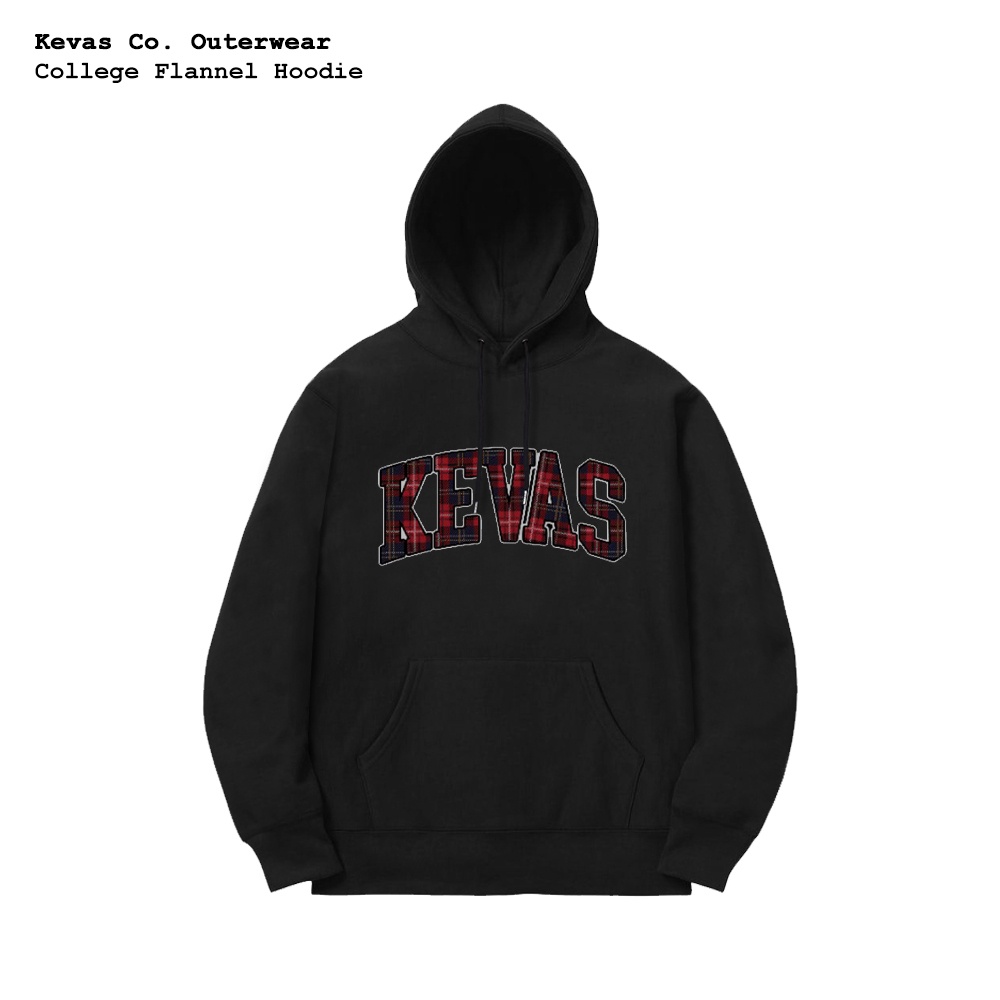 Kevas College Flannel Hoodie