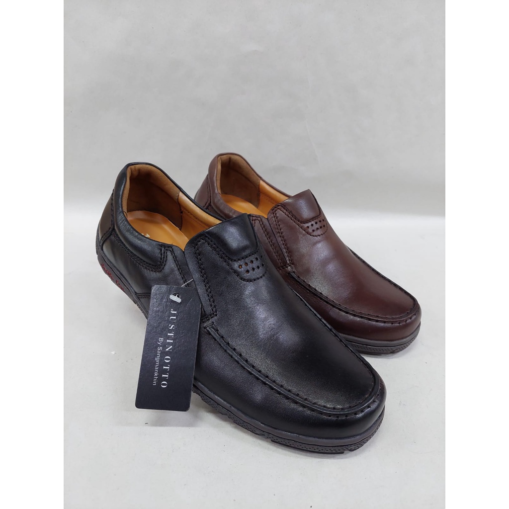 Sepatu Casual -- JUSTIN OTTO -- DUE 709 -- Sepatu Kulit Pria