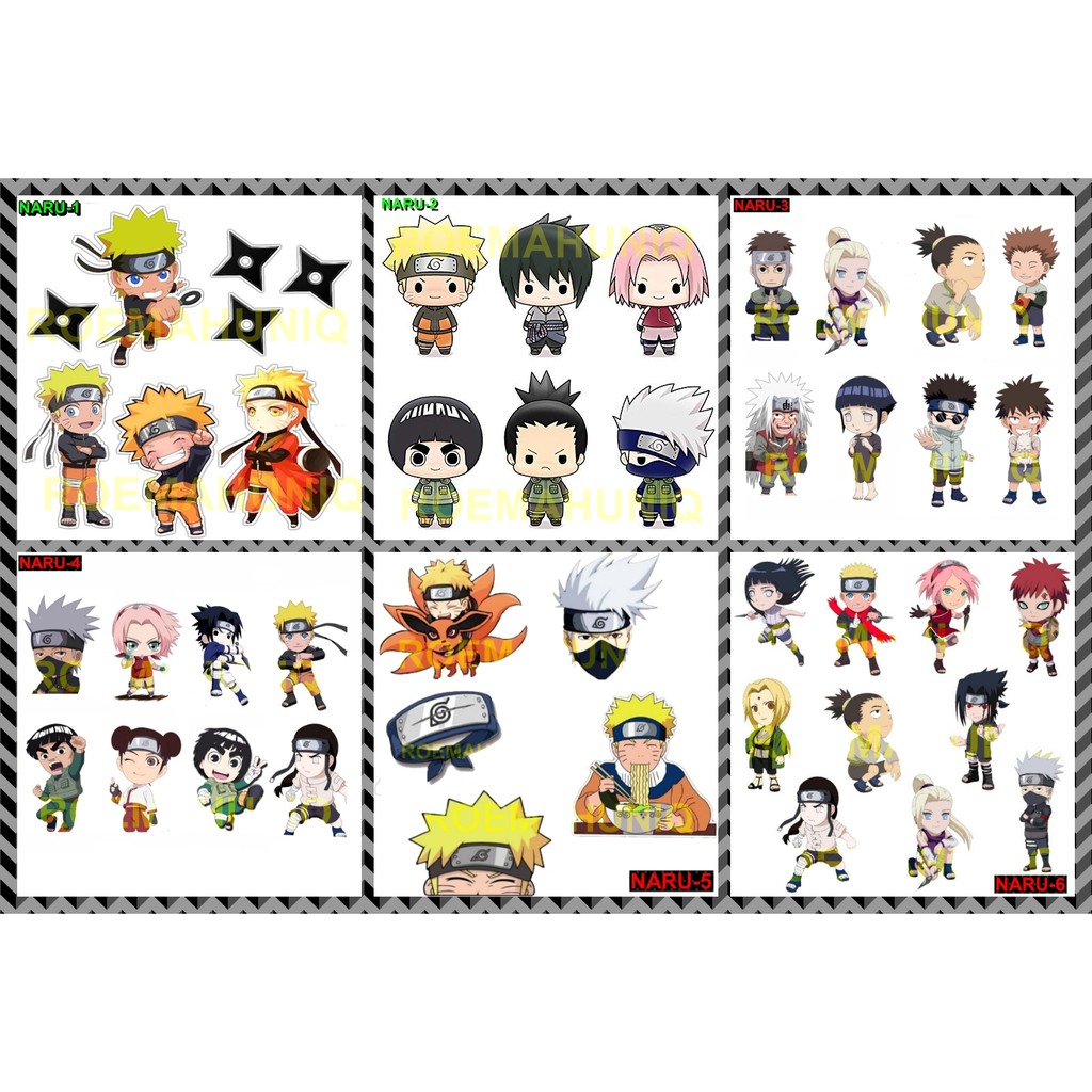 Stiker Anime Naruto