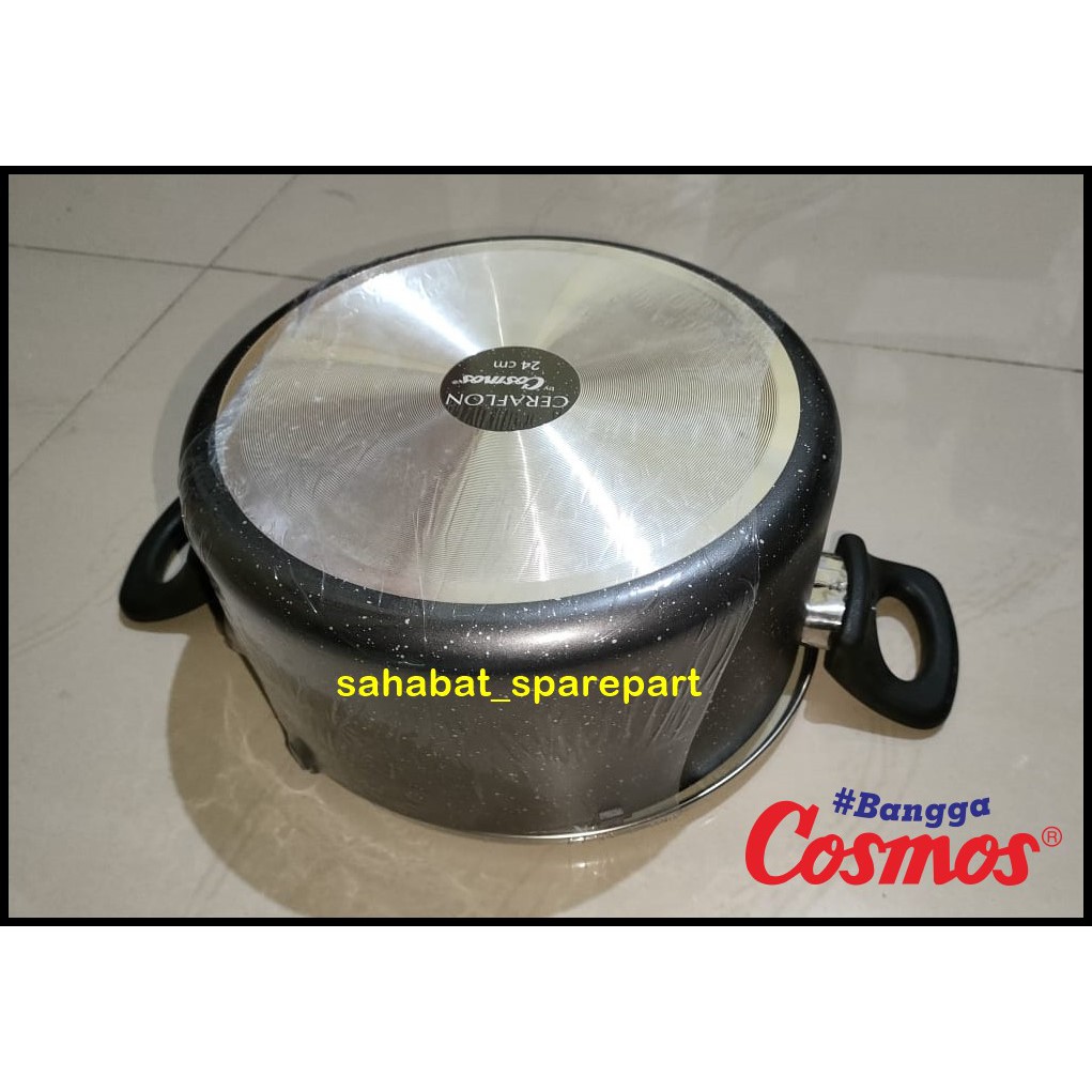 PANCI TUTUP KACA DUTCH OVEN COSMOS MARBLE 24 CM ORIGINAL