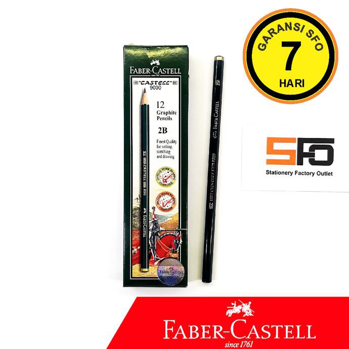 

Produk Terbaik] Pensil Kayu Faber Castell 2B (Original)