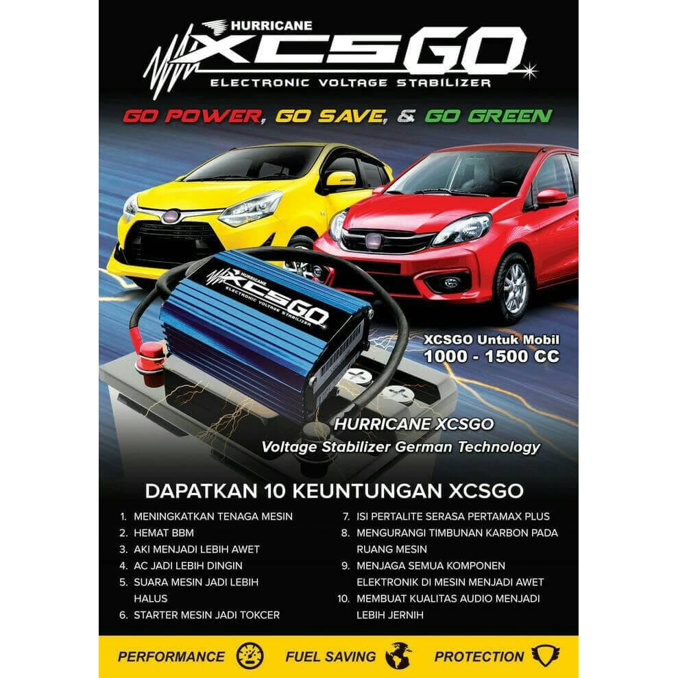 Hurricane XCS GO XCSGO Untuk Mobil CC Kcil XCS 5 XCS5 XCS4 XCS3 XCS 3