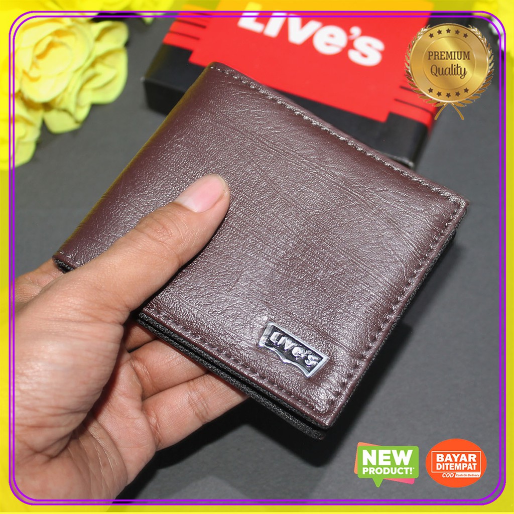 BISA COD BAYAR DITEMPAT Live's Dompet Kulit sintetik Kasual