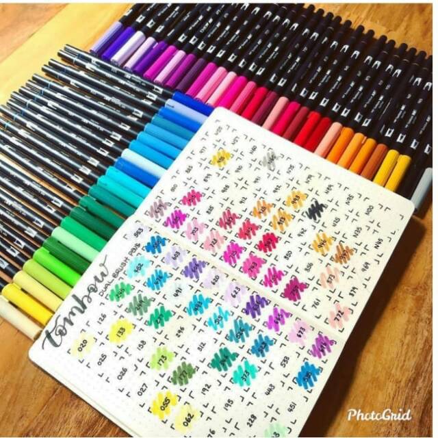 

Dual Brush Pen Tombow variasi
