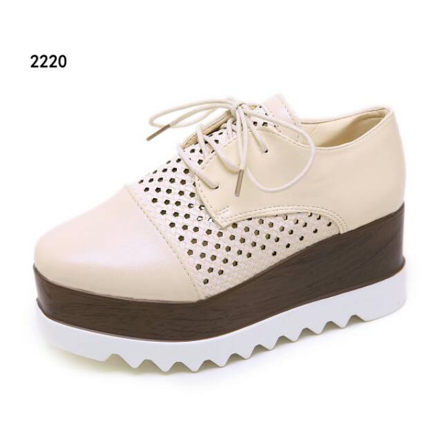 Wedges Kelsey 1466 Original Sepatu Wanita Platform Shoes Cewek Import Batam