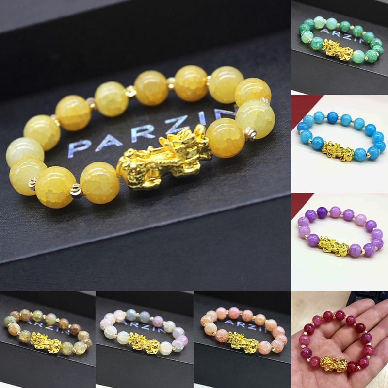 Gelang Manik-Manik PIXIU Ukuran 10mm Untuk Wanita