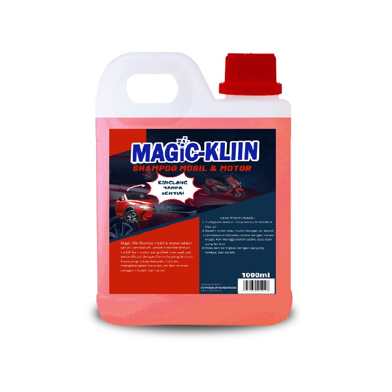 Magic-Klin Shampoo Mobil &amp; Motor Touchless 1 Liter