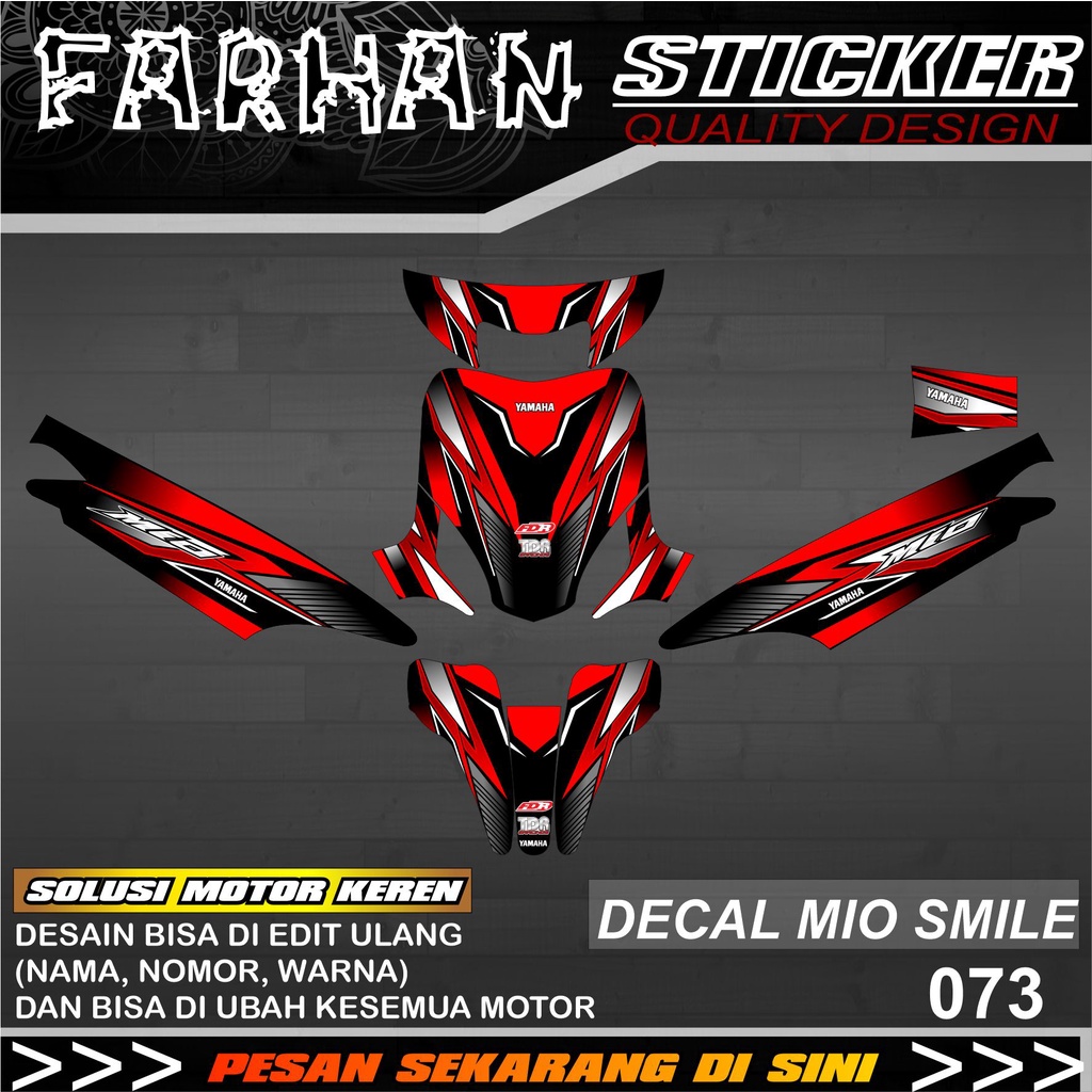 Decal Custom Mio Sporty - Decal Mio Sporty Full Body