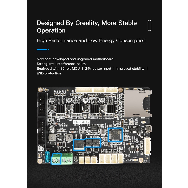 INDOCART 3D Printer Silent Board Creality CR-6 SE Max