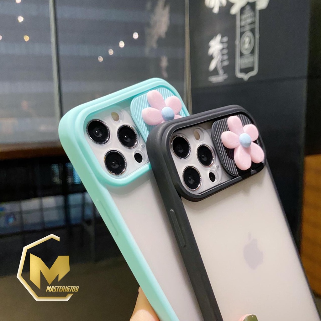 SOFTCASE SLIDE PELINDUNG KAMERA FLOWER 3D SAMSUNG A30S A50 A50S A31 A32 A51 A52 A70 A71 A72 MA2200