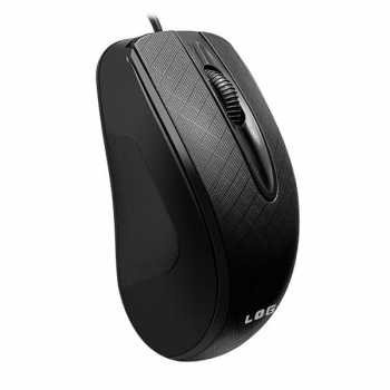 Mouse Kabel Laptop Komputer LOG-ON LO-M200 OPTICAL MOUSE USB 1000DPI