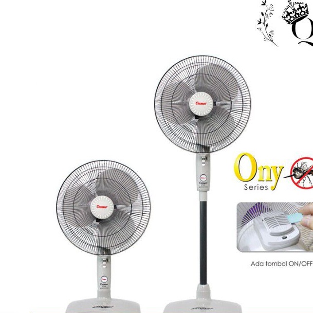 COSMOS Kipas Angin Berdiri Cosmos Standfan 16 in SN ONY (anti nyamuk)
