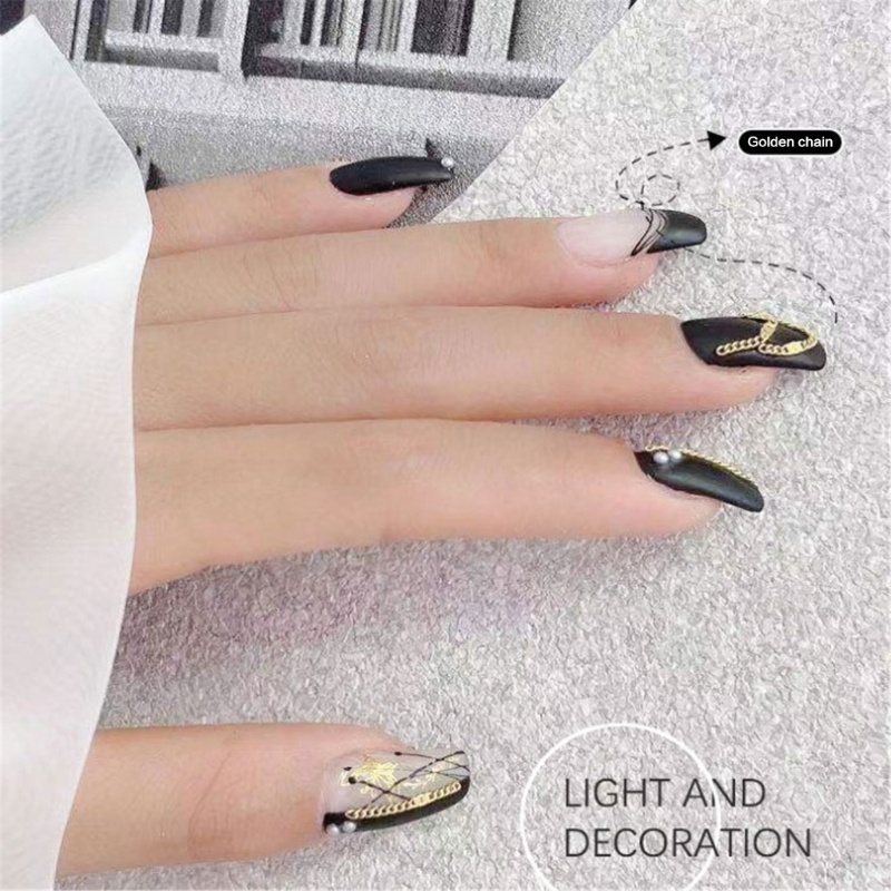 Zzz 12 Grid / Kotak Rantai Metal Akrilik 3D Gaya Punk Untuk Dekorasi Nail Art Charms DIY