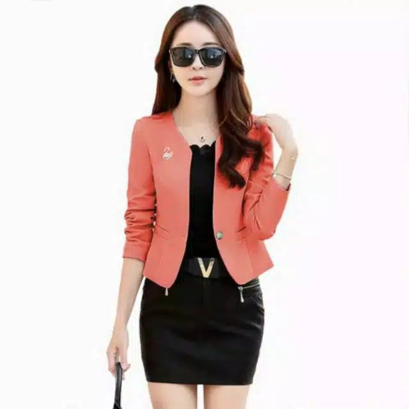 Blazer wanita outwear panjang