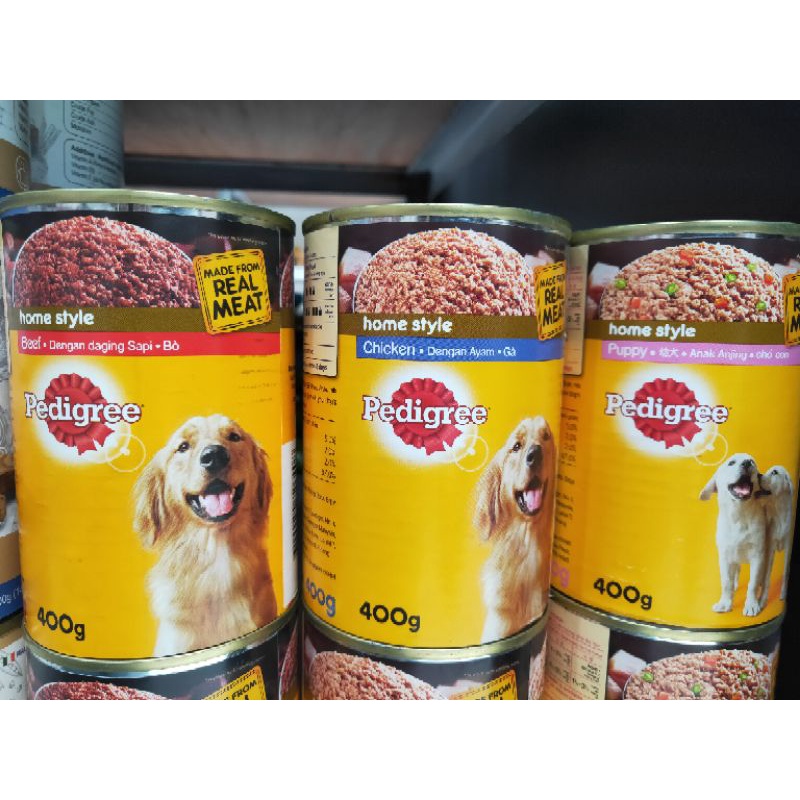 pedigree dog kaleng 400gr