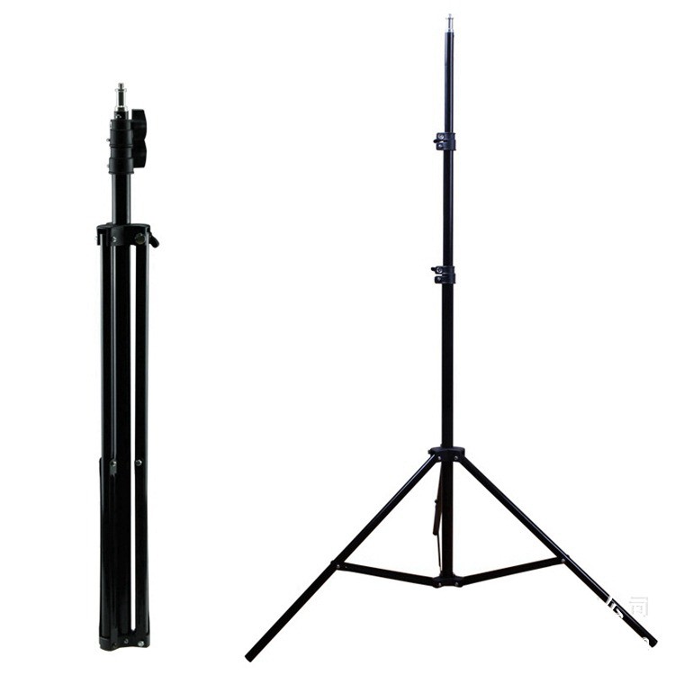 TRIPOD 2M For Photograpy Light Stand Ball Head Selfie Tripod Handphone and Camera Non Pack