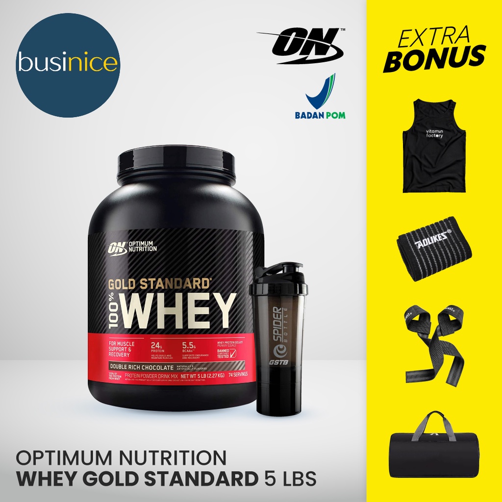 ON Whey Gold Standard 5 Lbs Optimum Nutrition 5.5 Lbs