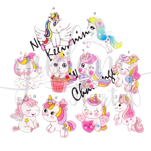 Jepit Rambut Rainbow Unicorn Hairclip Anak Unik Lucu GH 212039