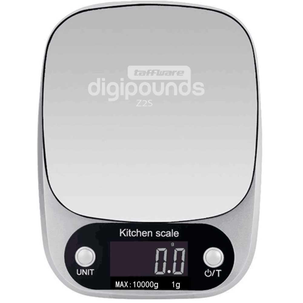 Taffware Digipounds Timbangan Dapur Digital Kitchen Scale 10kg 1g Z2S ( Mughnii )