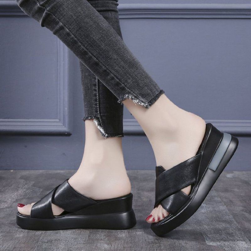 Sepatu Sandal Wedges Wanita Import Sandal Wedges Shoes 1184 Sepatu Import