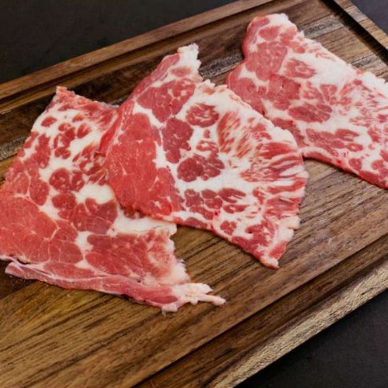 

Daging Sapi AUS Premium Grainfed Chuck Crest Sliced shabu2 - 1 Kg