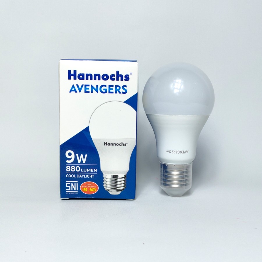 Hannochs Lampu LED Avengers 9 Watt - Cahaya Putih