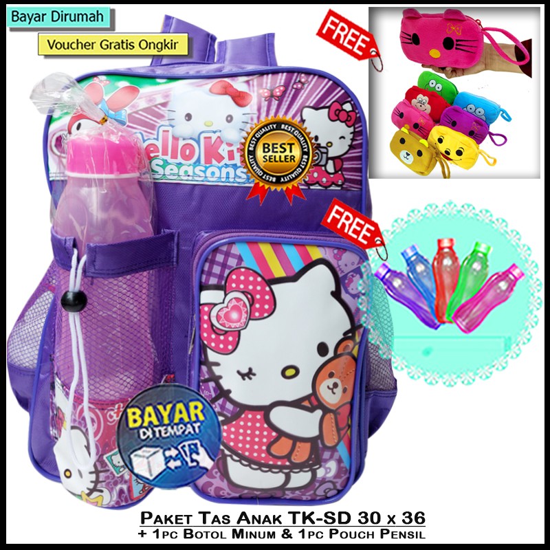 [Paket] Tas Sekolah Anak TK-SD Tas Ransel Anak SD Perempuan Tas Anak Perempuan Tas ransel