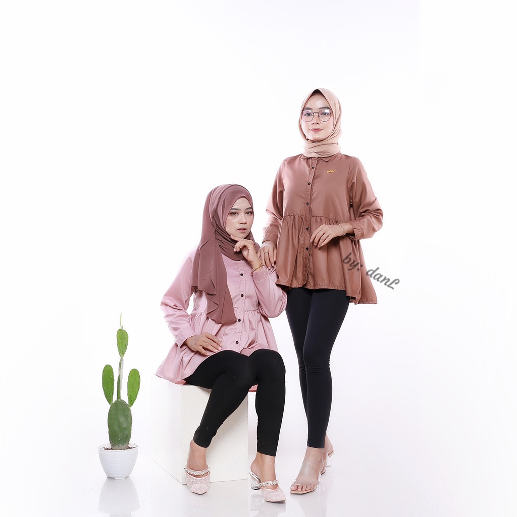 KEMEJA WANITA BASIC OVERSIZE /KEMEJA FORMAL/BY.DANL