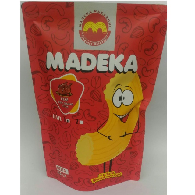 

Makaroni Madeka Rasa Ayam Bawang Pedas 110gram