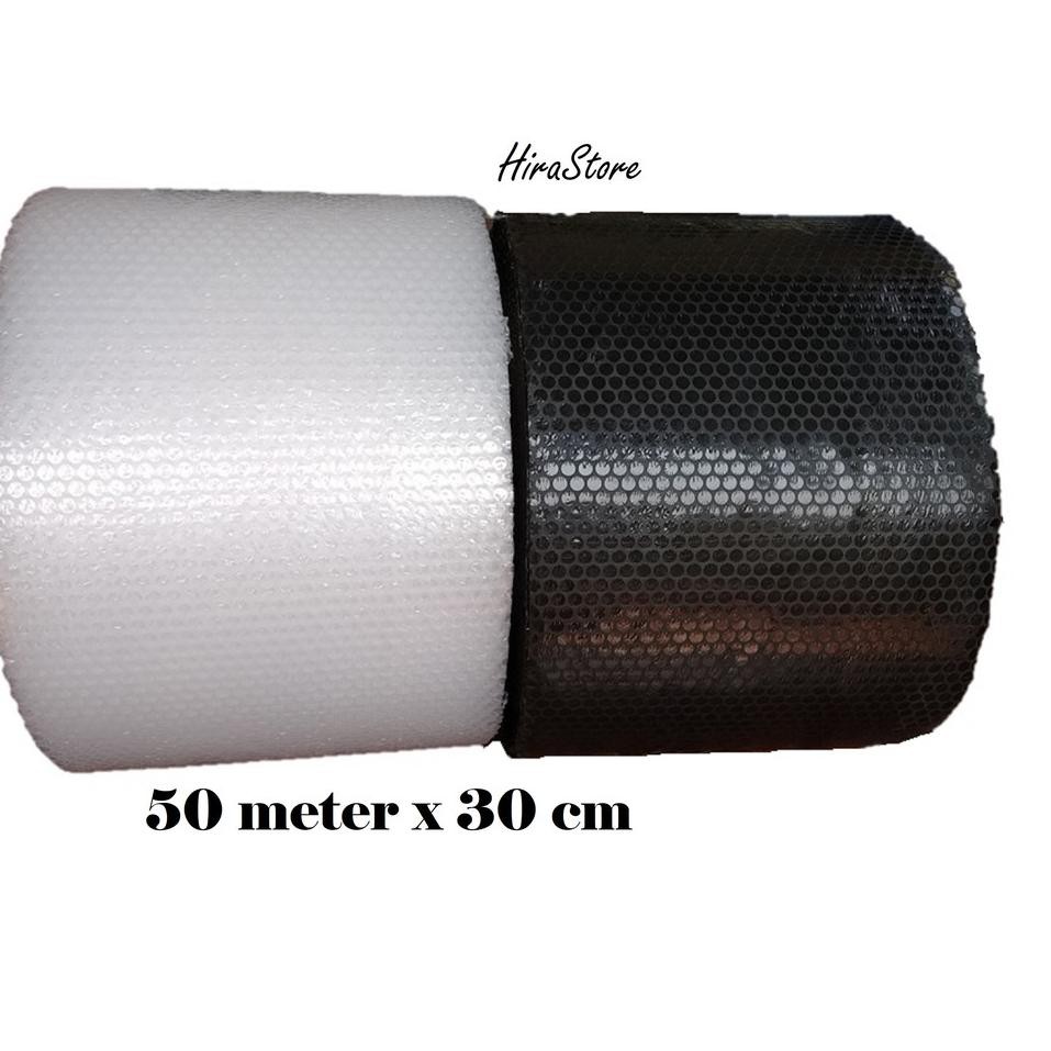 

H4rga mumerbubblewrap 50 meter x 30 cm plastik bubble tebal pekat lentur (ekspedisi 1 roll/per check