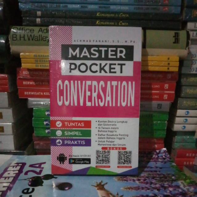 

BUKU ORIGINAL MASTER POCKET CONVERSATION TUNTAS SIMPEL PRAKTIS