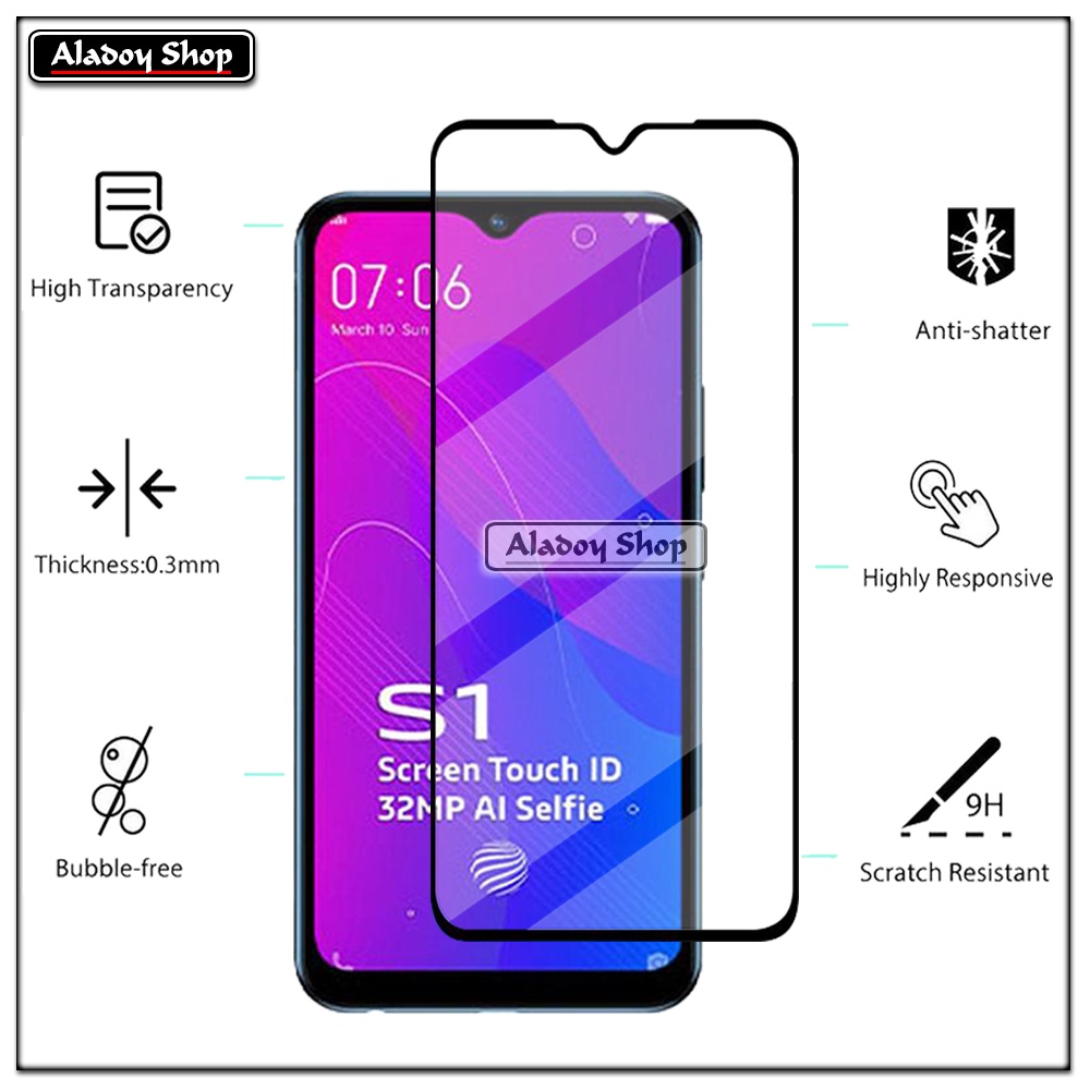 PAKET 2 IN 1 Tempered Glass Layar Vivo S1 Pro Free Tempered Glass Camera