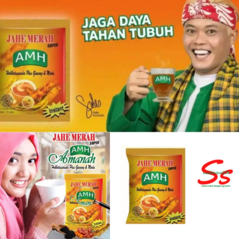 

Jahe Merah AMH Minuman Herbal / Renceng 10 Sachet - Sehat Aman Dan Berkhasiat