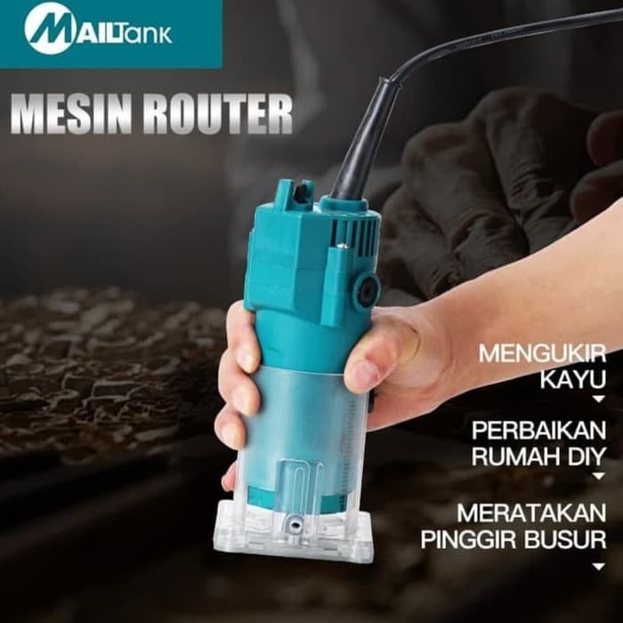 PROMO!!MAILTANK SH134 Mesin Profil Kayu -Router Trimmer List Kayu