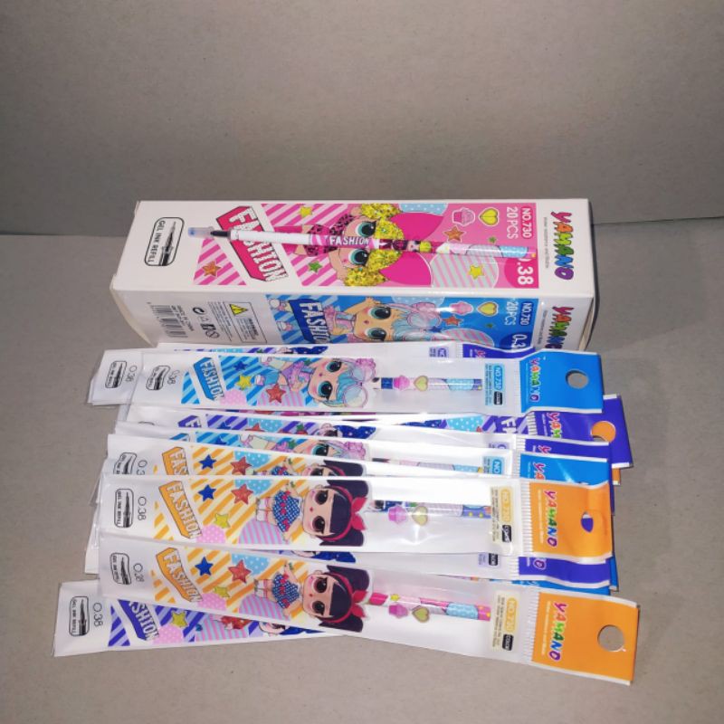 

isi pulpen karakter isi 20