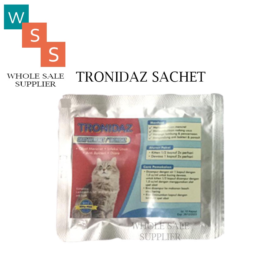 OBAT MENCRET TRONIDAZ SACHET - ISI 10 KAPSUL