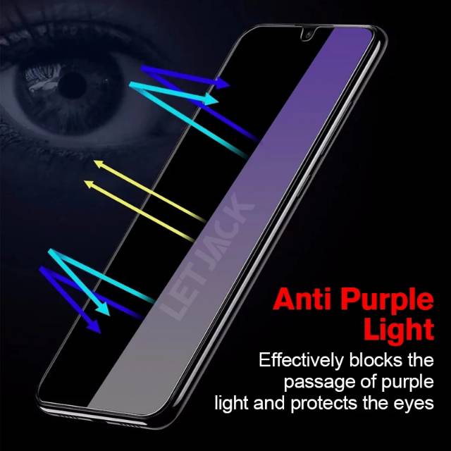 Tempered Glass Anti Blue Light VIVO Y91.Y91c Tg Anti Gores Kaca Blue Ray Radiasi Screen Protector