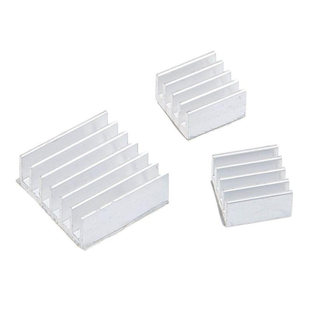 Agustin 10set Heat Sink Set Kit 30pcs/lot Radiator Pi2 Raspberry Aluminium Murni