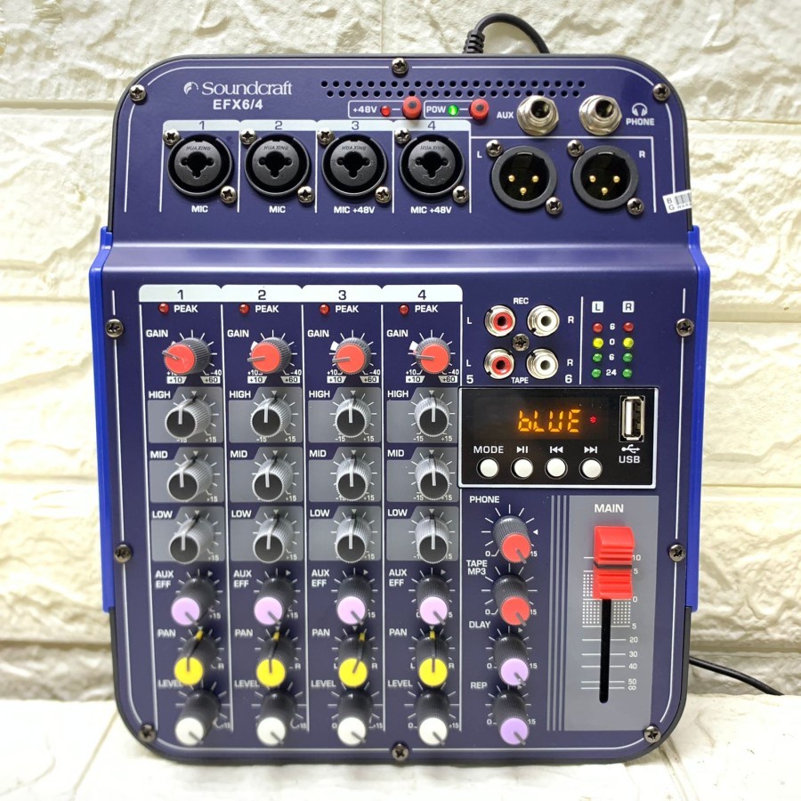 Mixer Soundcraft EFX 6/4 USB - Bluetooth 4 Channel